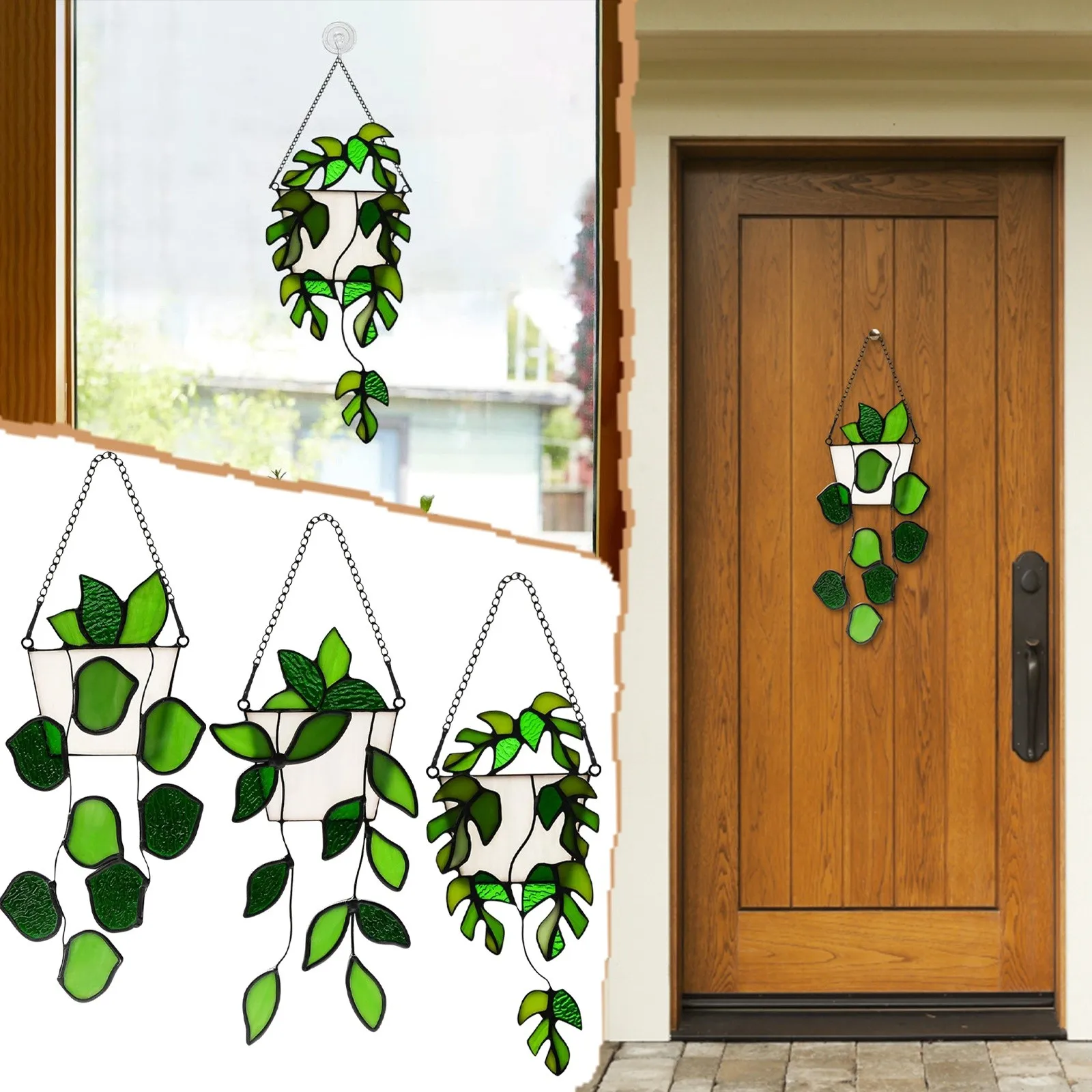 New Plant Parent - Artificial Plant Decor Handmade Green Fake