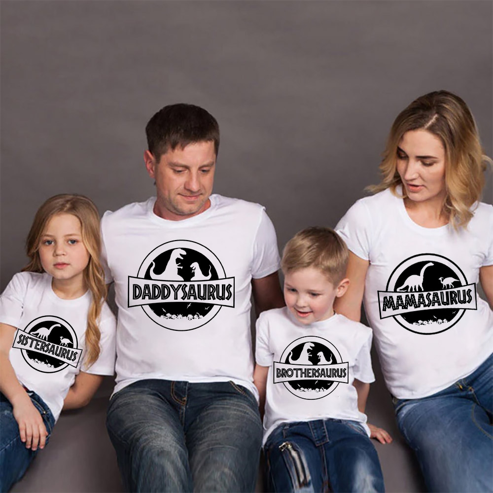 Plant Parent T Shirt - Family Matching Outfits Dinosaur Print Family