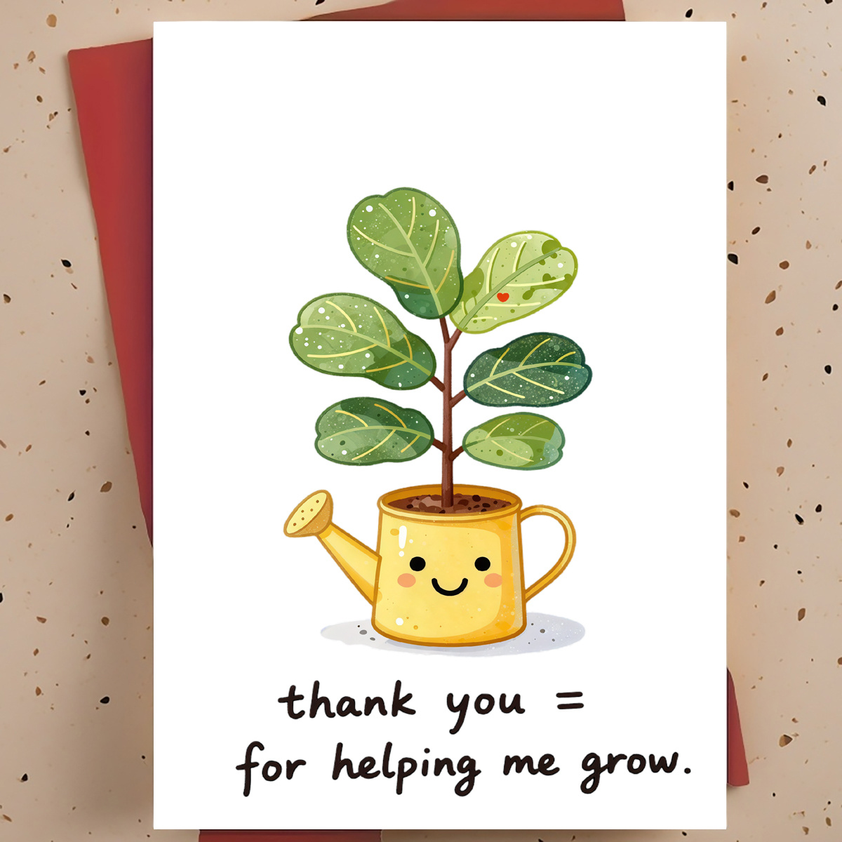 Plant Parent Free - 1 Sweet and Warm Thank-you Card
