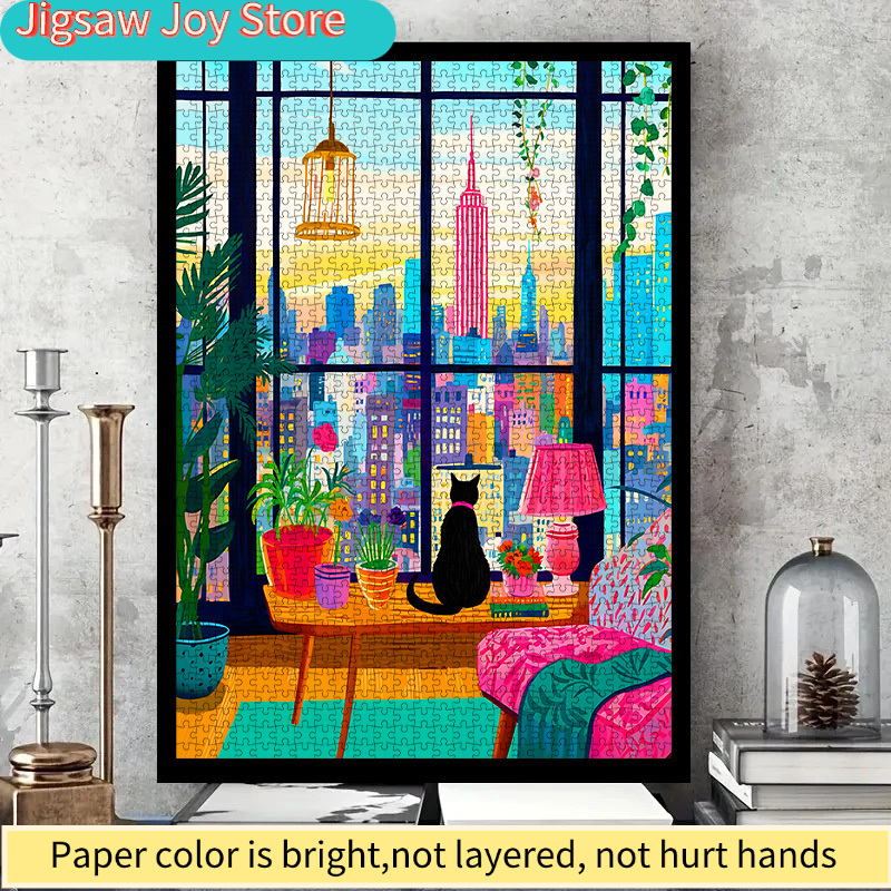 DIY Paper Puzzle, New York Cit - огляд і ціна Plant Parent Free