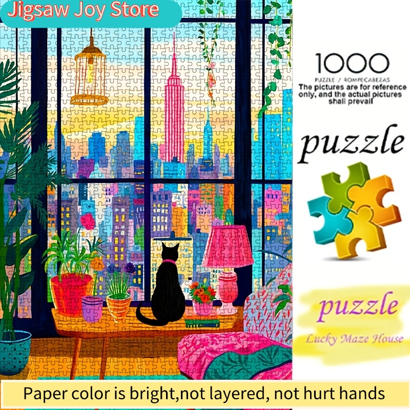 DIY Paper Puzzle, New York Cit - огляд і ціна Plant Parent Free