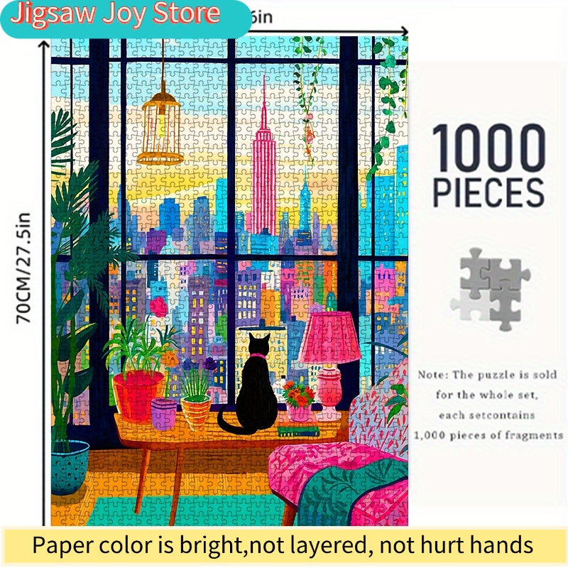 DIY Paper Puzzle, New York Cit - огляд і ціна Plant Parent Free