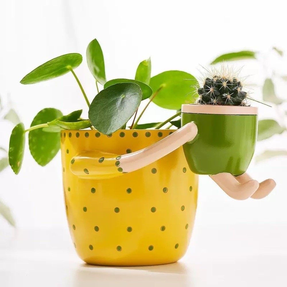 Resin Parent-child Flowerpot F - огляд і ціна Plant Parent Free