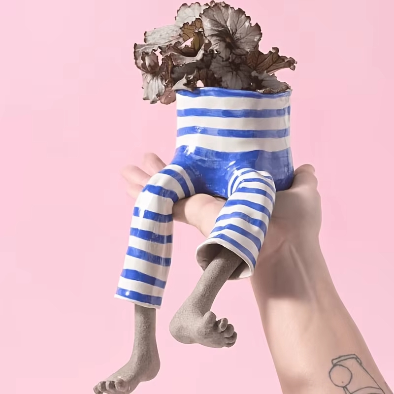 Whimsical Resin Leggy Planter  - огляд і ціна Plant Parent Free